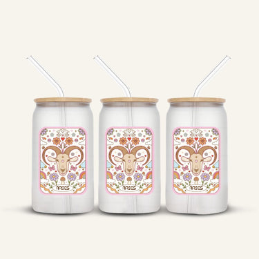 Aries Glass Cup *FROSTED*